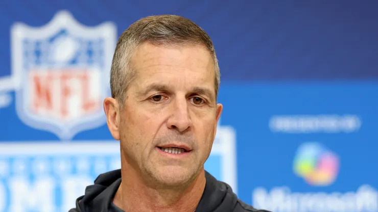 John Harbaugh head coach of the New York Giants