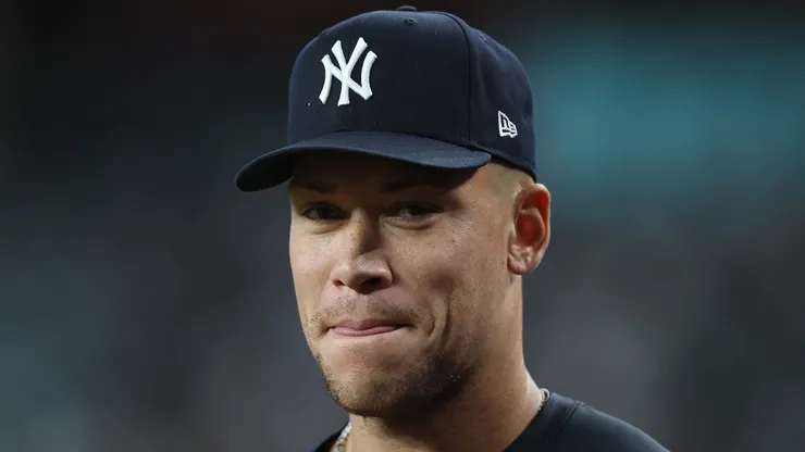 Aaron Judge #99 of the New York Yankees at Chase Field.