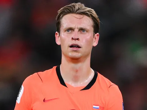 Why isn't Frenkie de Jong playing today for Netherlands vs Germany?
