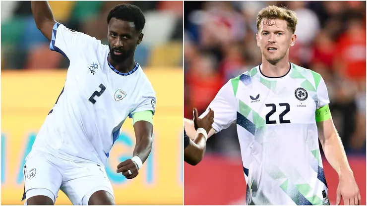 Eli Dasa of Israel and Nathan Collins of the Republic of Ireland