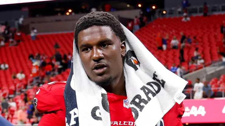 James Pearce Jr. #27 of the Atlanta Falcons.