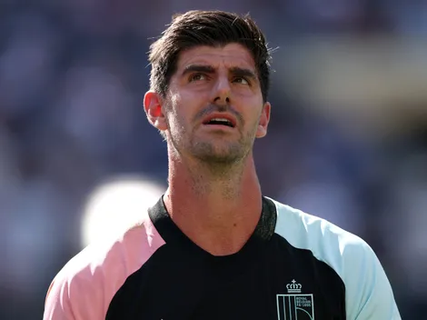 Why isn't Thibaut Courtois playing today for Belgium vs Italy?