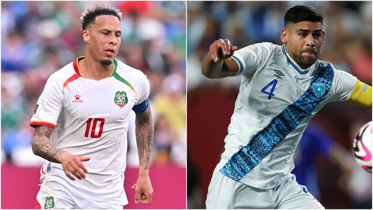 Tjaronn Chery of Suriname and Jose Carlos Pinto of Guatemala