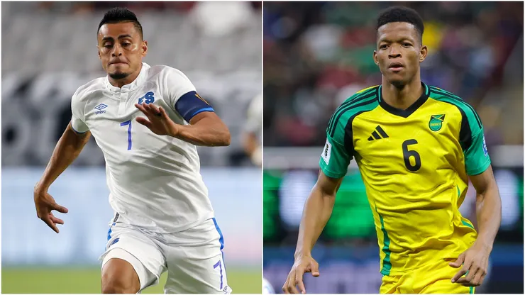 Darwin Ceren of El Salvador and Richard King of Jamaica