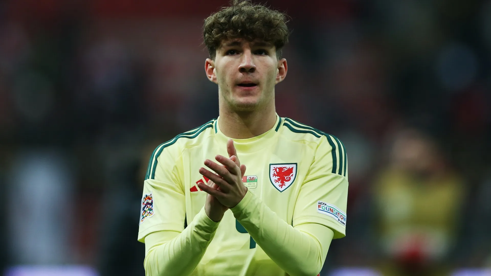 Ben Davies of Wales during the UEFA Nations League 2024/25 League B Group B4 match (Source: Ahmad Mora/Getty Images)