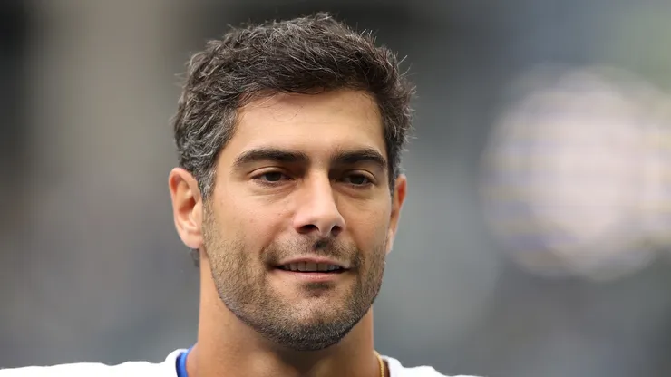 Jimmy Garoppolo former quarterback of the Los Angeles Rams