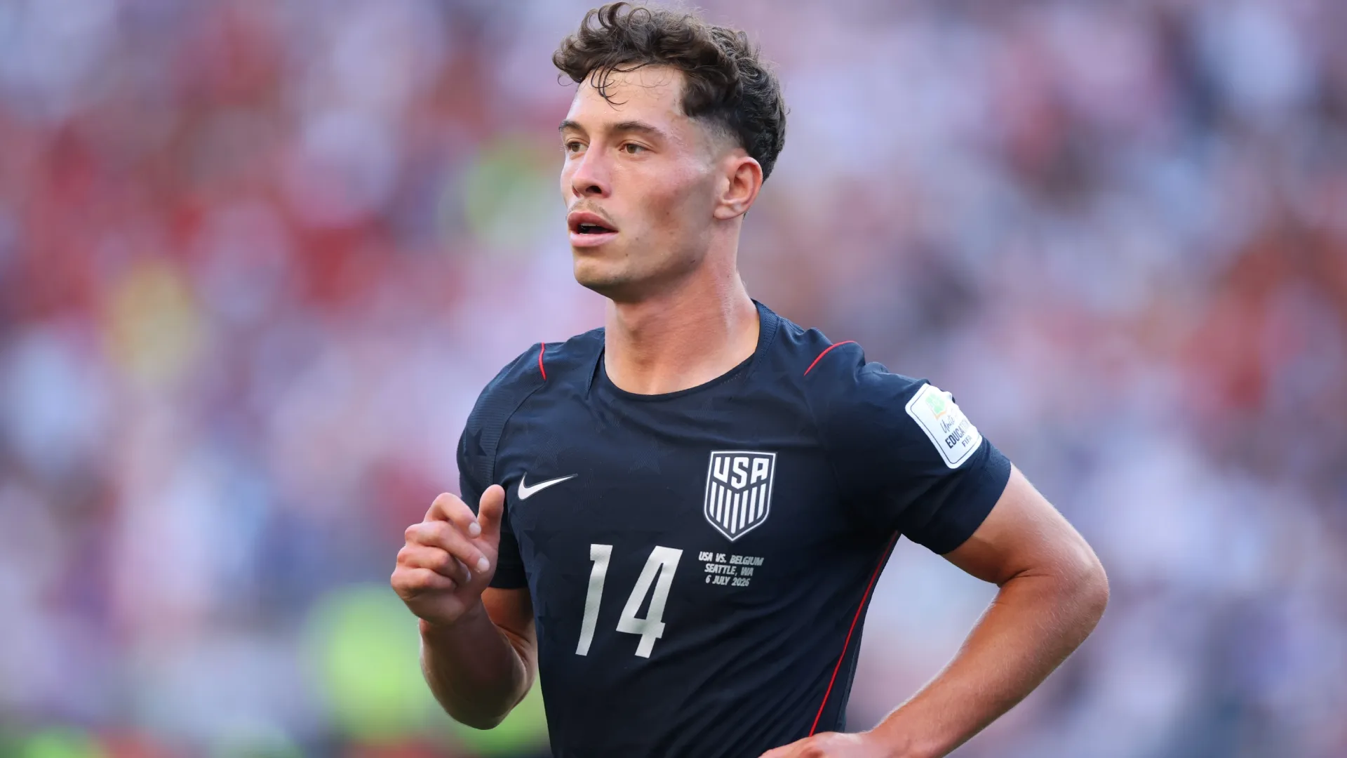 Sebastian Berhalter #14 of the United States (Source: Alex Grimm/Getty Images)