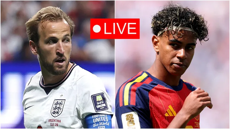 Harry Kane of England and Lamine Yamal of Spain.