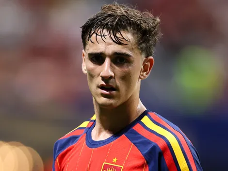 Why isn't Gavi playing today for Spain vs England?