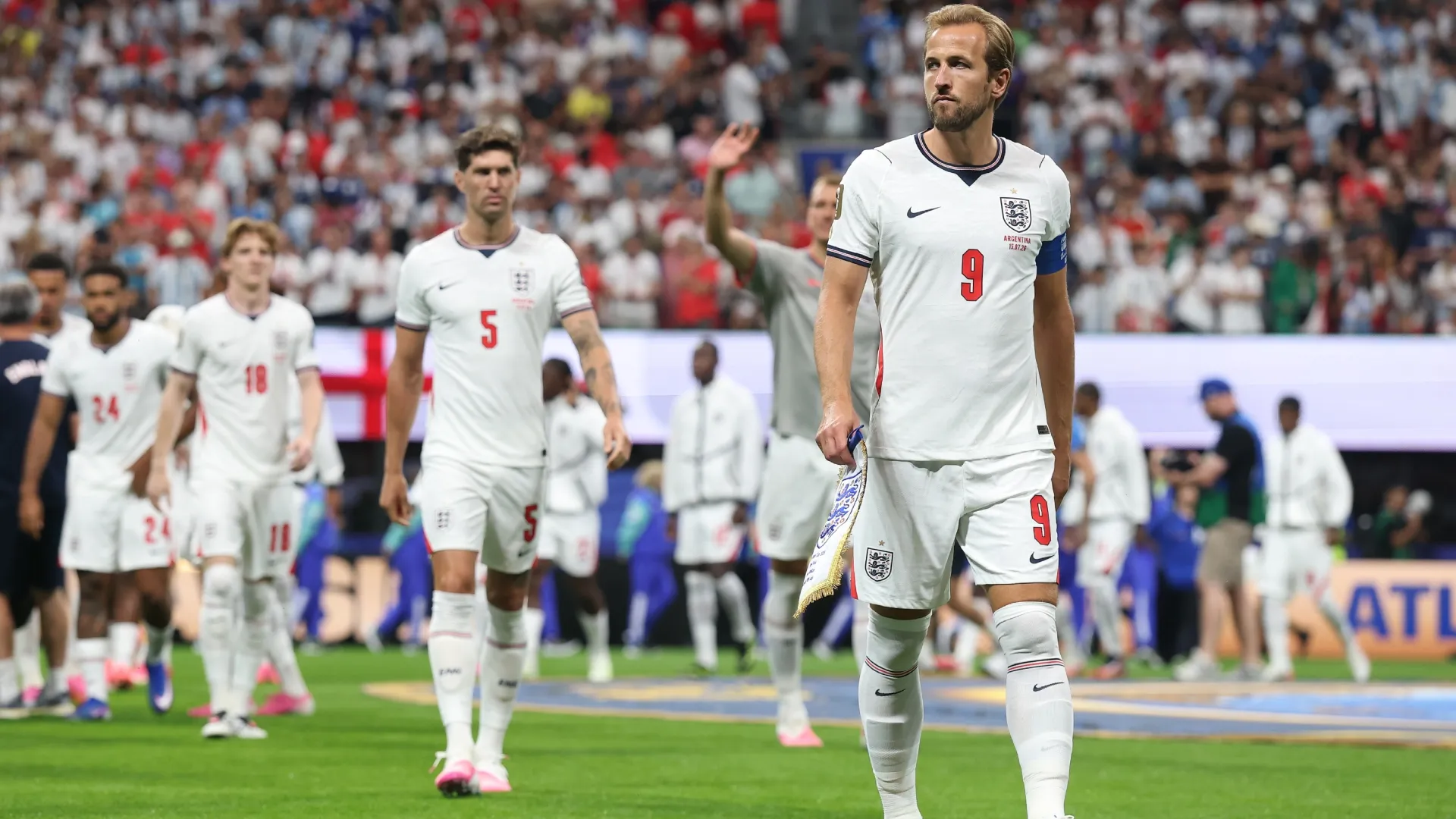 Harry Kane #9 of England (Source: Richard Pelham/Getty Images)