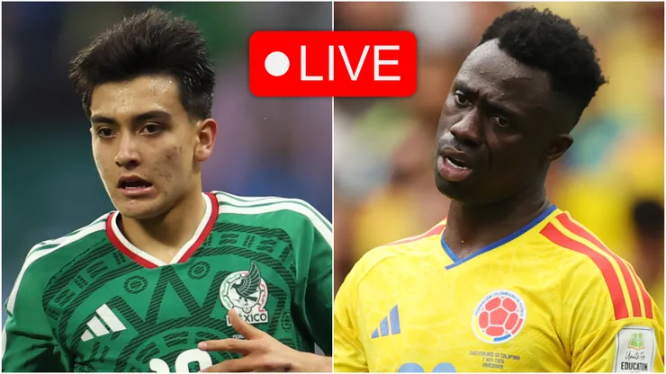 Gilberto Mora of Mexico and Davinson Sanchez of Colombia.