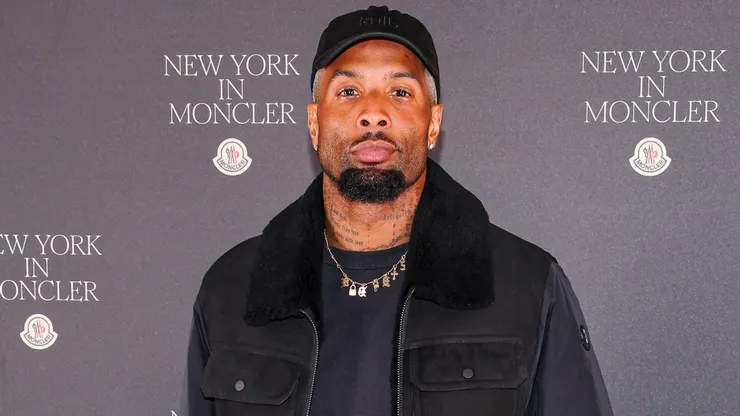 Odell Beckham Jr. attends Moncler Fifth Avenue Flagship Opening.