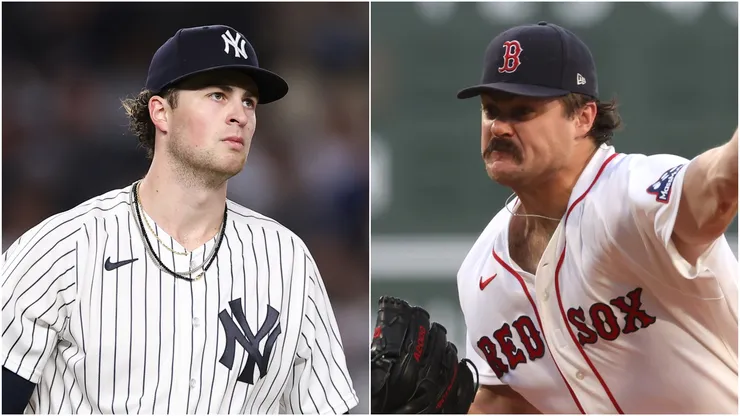 The New York Yankees and Boston Red Sox pitchers.