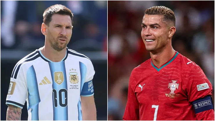 Lionel Messi of Argentina and Cristiano Ronaldo of Portugal.