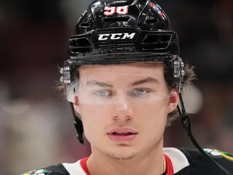 Why Bedard isn't playing today for Blackhawks vs Golden Knights in NHL opening night