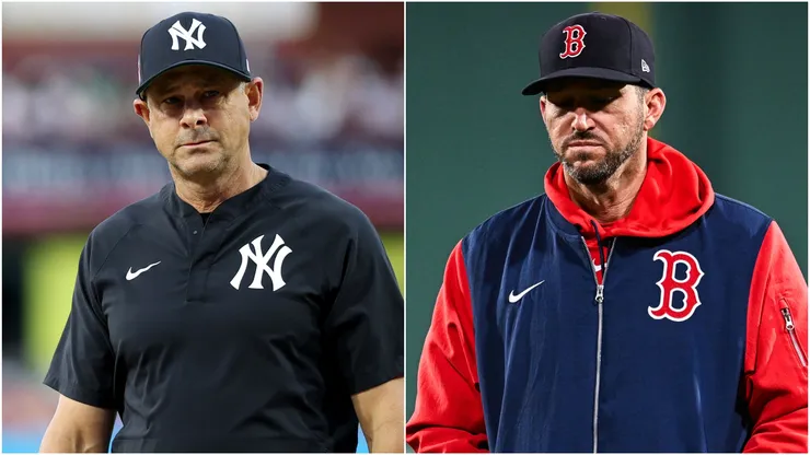 Aaron Boone (L) Chad Tracy (R).
