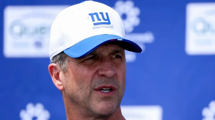 John Harbaugh head coach of the New York Giants