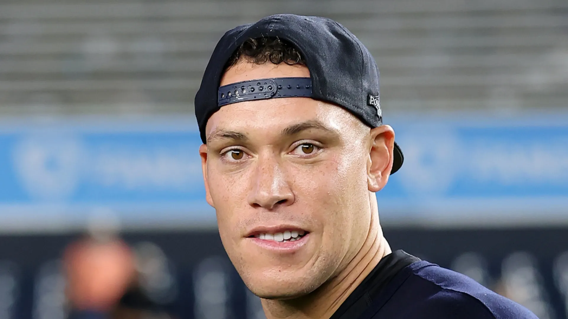 Aaron Judge #99 of the New York Yankees celebrates the win of game two of the American League Wild Card Series at Yankee Stadium on September 30, 2026 in the Bronx borough of New York City. The New York Yankees defeated the Boston Red Sox 8-2 to advance to the Division Series