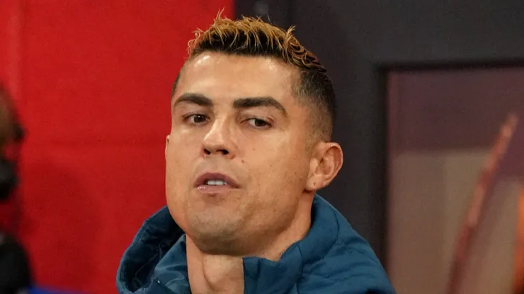 Cristiano Ronaldo as a substitute vs. Norway.