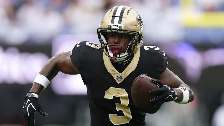 Travis Etienne #3 of the New Orleans Saints