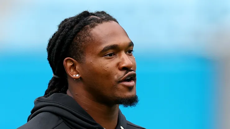 Rico Dowdle running back of the Pittsburgh Steelers