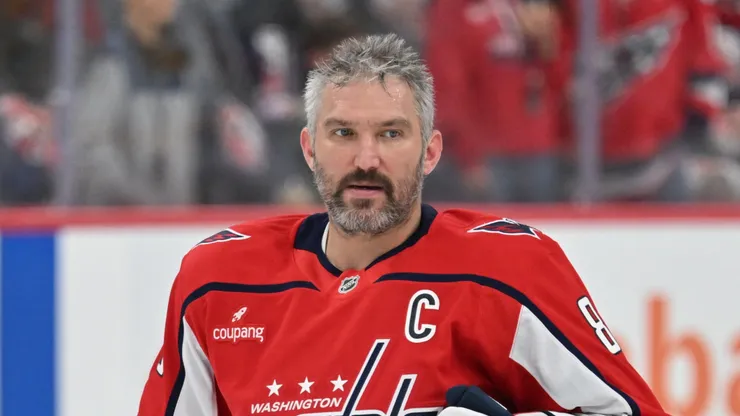 Alex Ovechkin #8 of the Washington Capitals