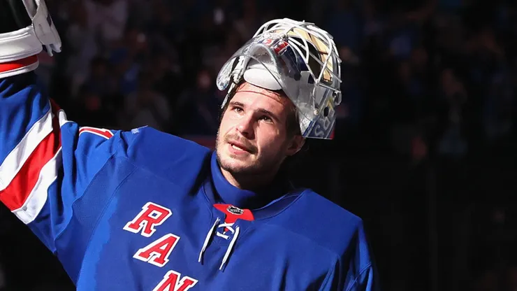 Igor Shesterkin #31 of the New York Rangers.