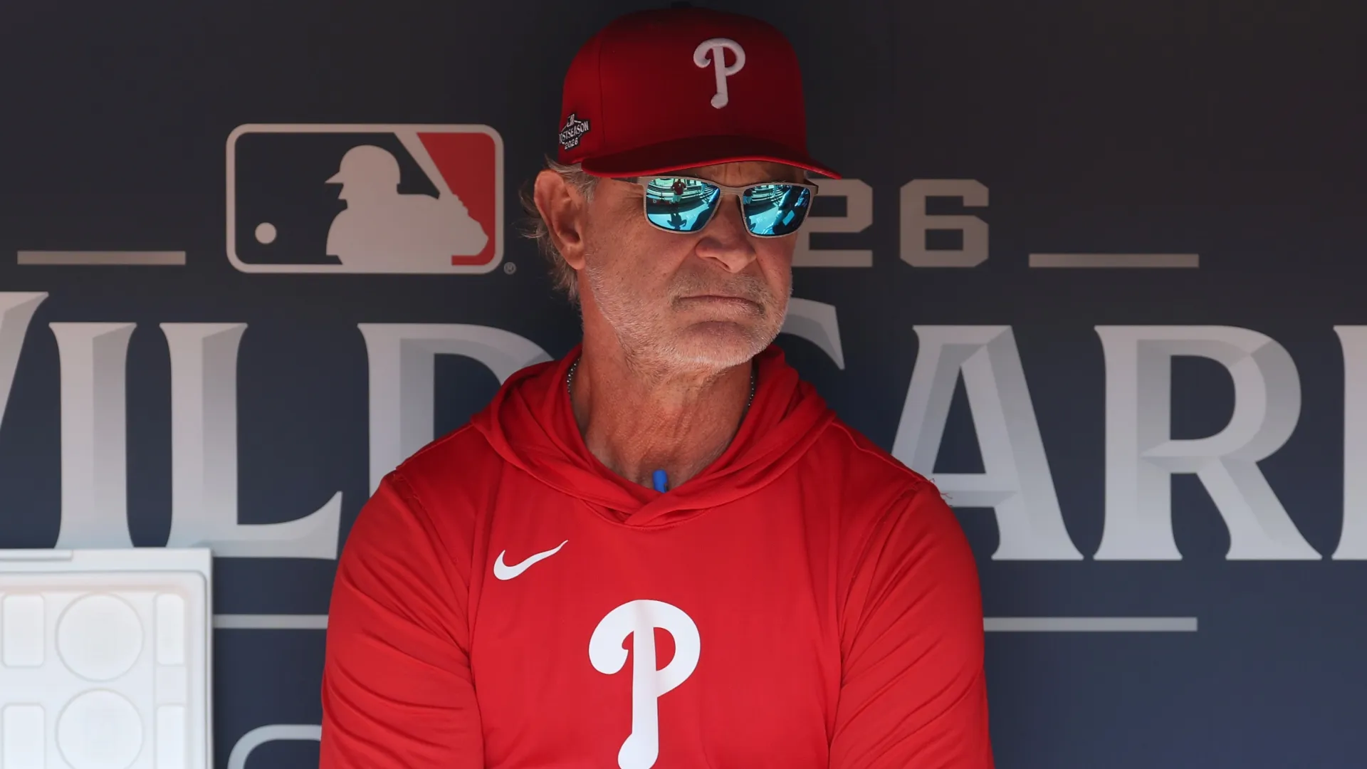 Don Mattingly looks on