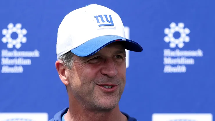 John Harbaugh head coach of the New York Giants
