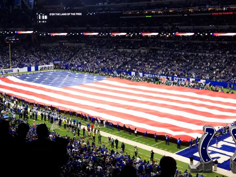 Who are singing the national anthems before Commanders vs Colts today?
