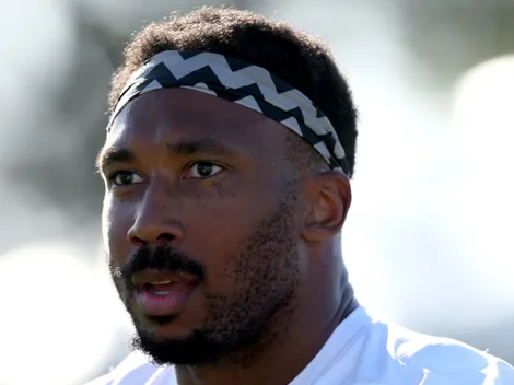 Why isn't Myles Garrett playing for Rams vs Eagles?