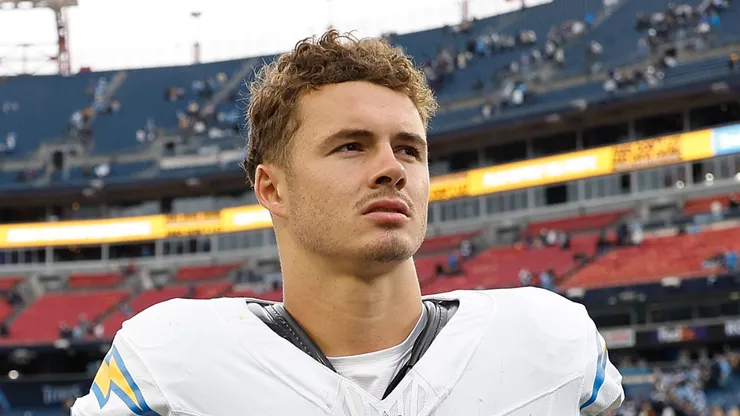 Ladd McConkey #15 of the Los Angeles Chargers.
