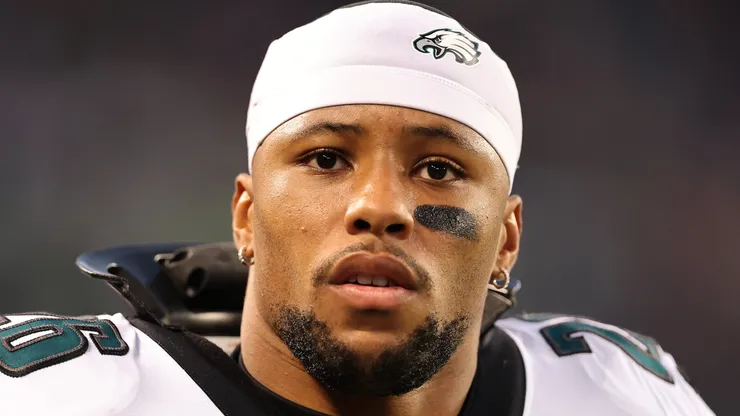 Saquon Barkley #26 of the Philadelphia Eagles.