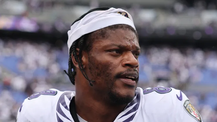 Quarterback Lamar Jackson #8 of the Baltimore Ravens.