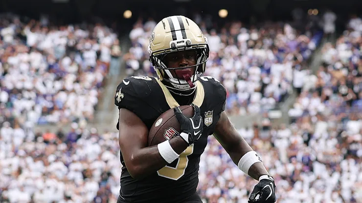 Travis Etienne #3 of the New Orleans Saints