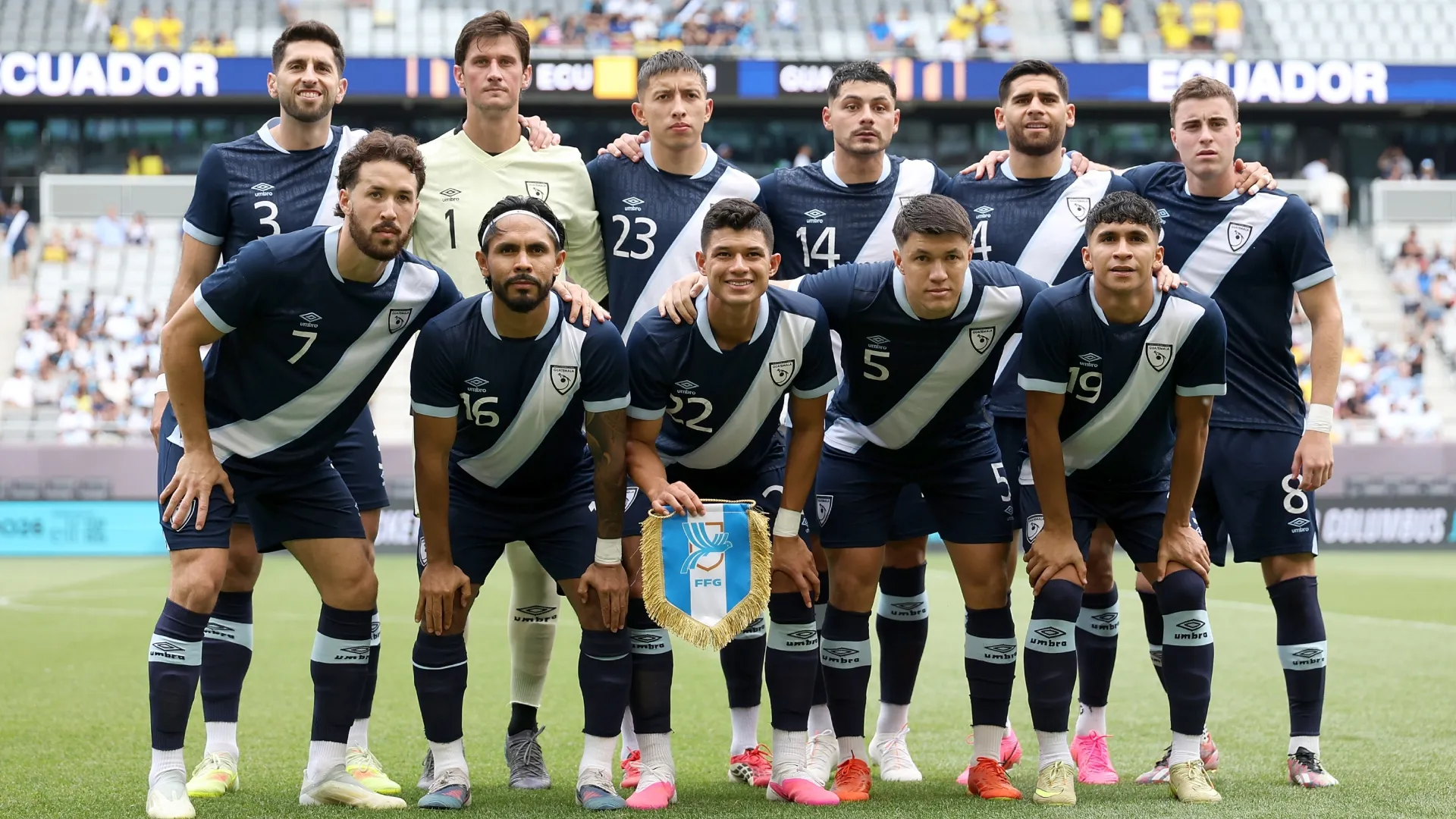 Guatemala players before an international friendly match (Source: Kirk Irwin/Getty Images)