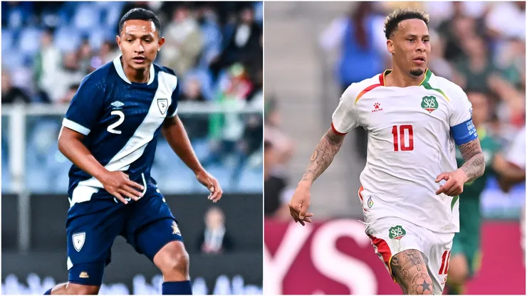 Jose Ardon of Guatemala and Tjaronn Chery of Suriname