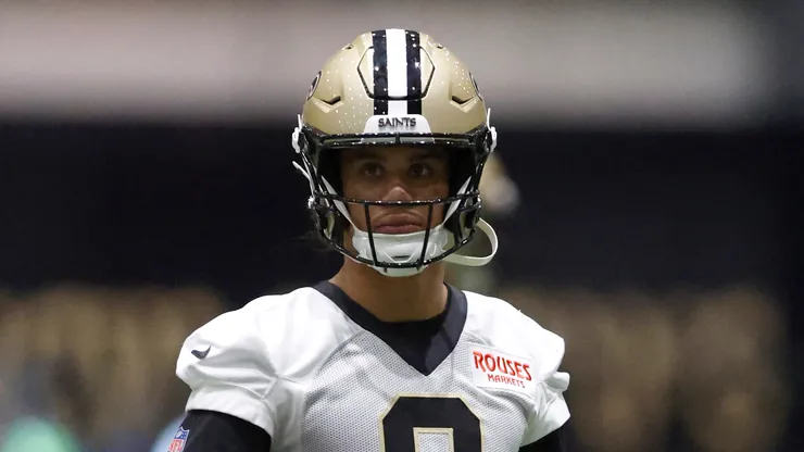 Jordyn Tyson #0 of the New Orleans Saints.