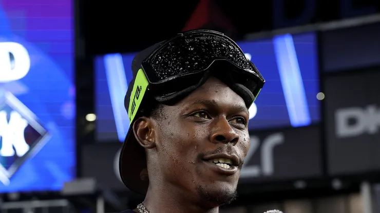 Jazz Chisholm Jr. #13 of the New York Yankees at Yankee Stadium.