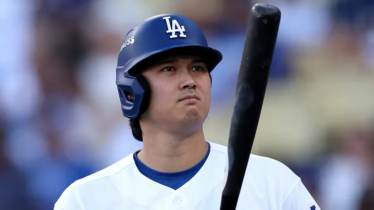 Shohei Ohtani #17 of the Los Angeles Dodgers.