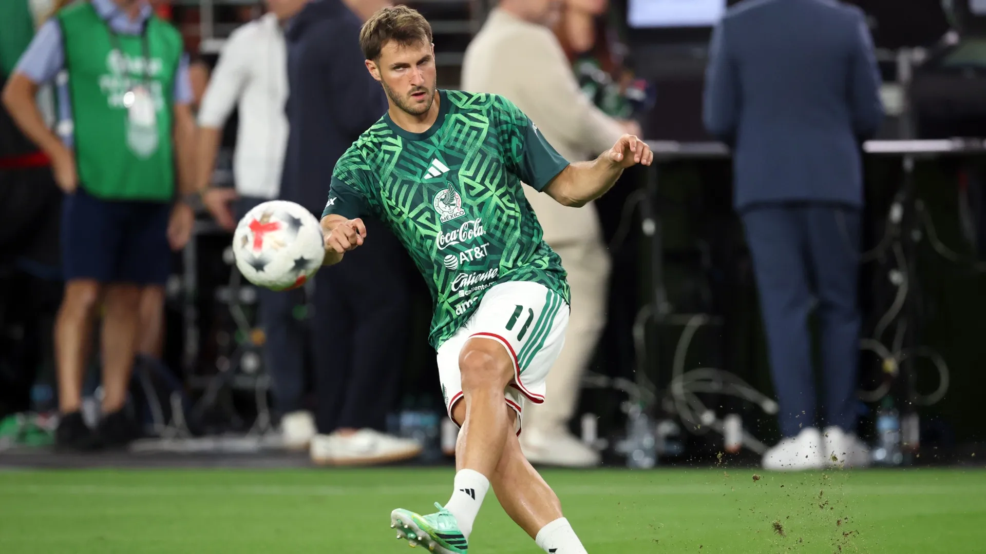 Santiago Gimenez #11 of Mexico (Source: Chris Coduto/Getty Images)
