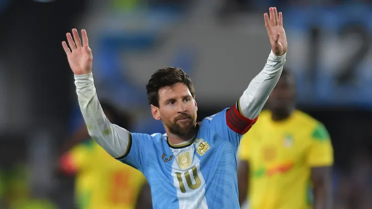Lionel Messi of Argentina