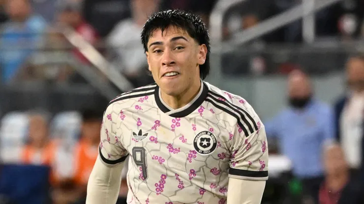 Maximiliano Gutierrez #9 of Chile.