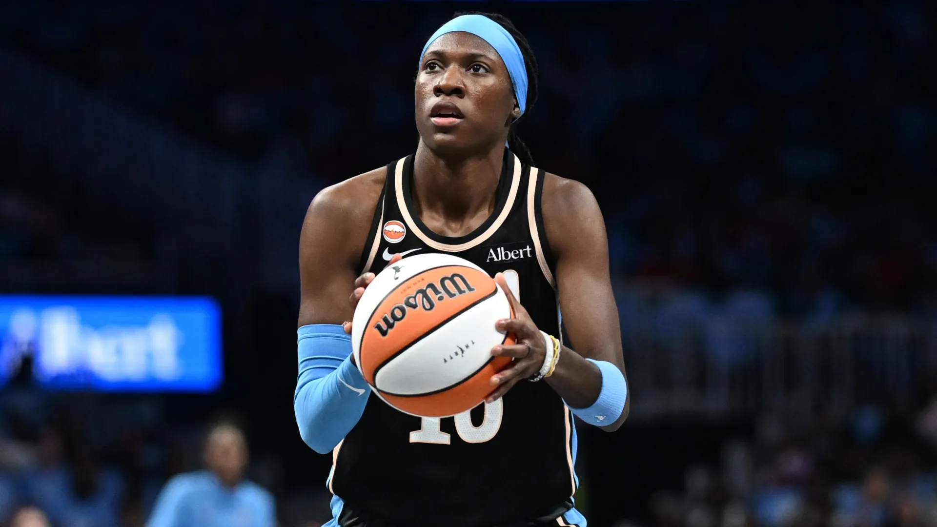 Rhyne Howard #10 of the Atlanta Dream (Source: Paras Griffin/Getty Images)