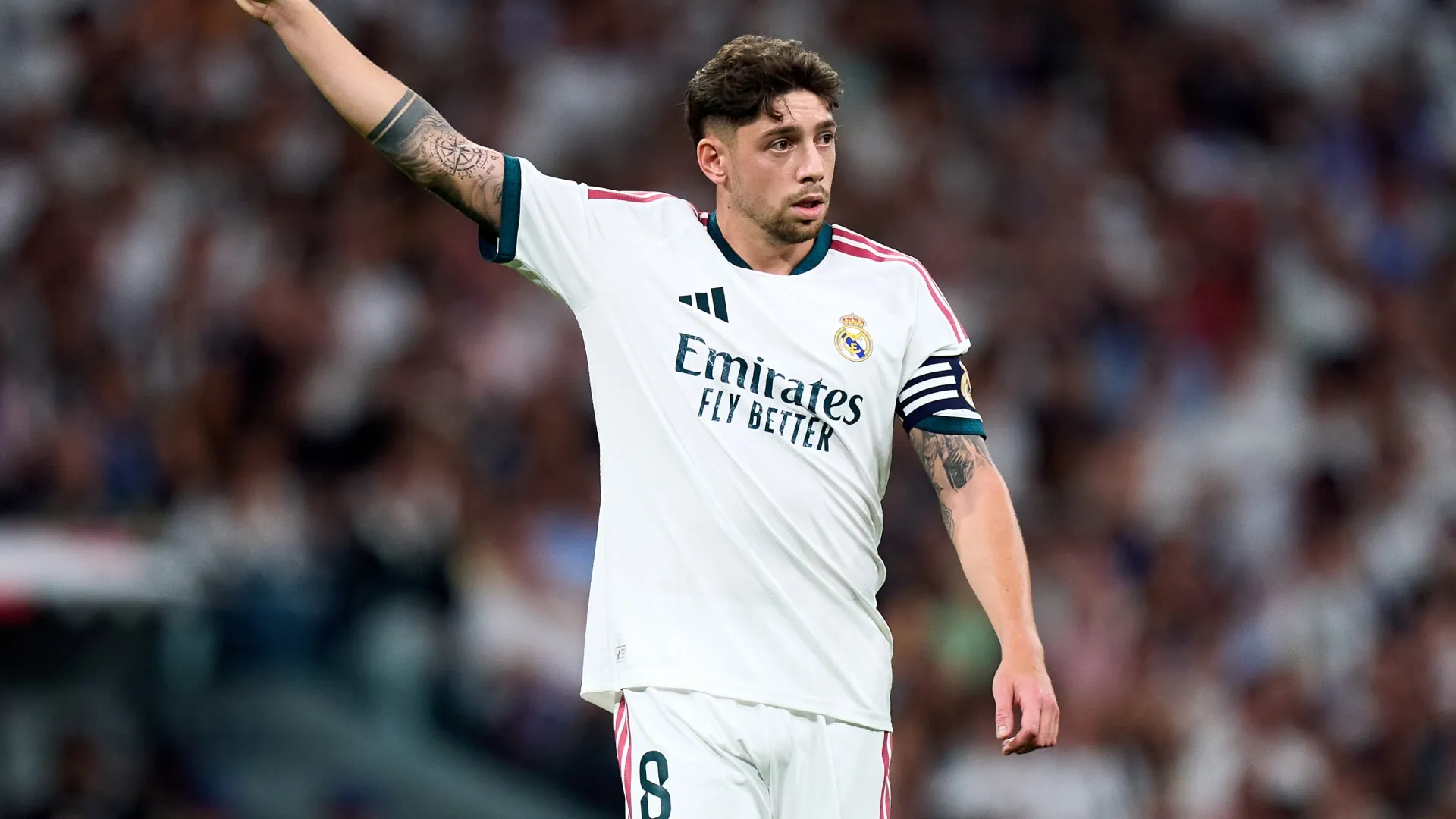 Federico Valverde of Real Madrid during the LaLiga EA Sports 2026/27 match (Source: Angel Martinez/Getty Images)