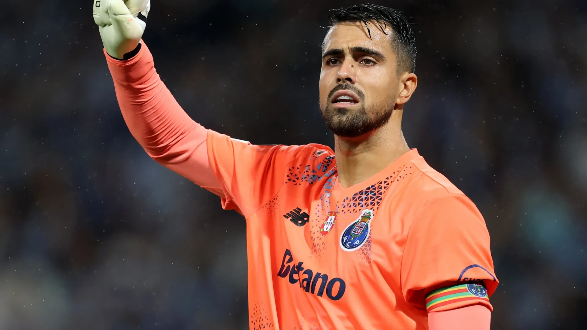 Diogo Costa of Porto during the UEFA Champions League 2026/27 League Phase MD1 match (Source: Clive Brunskill/Getty Images)