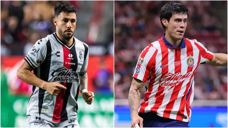 Milton Valenzuela of Atlas and Diego Campillo of Chivas