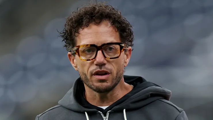 Offensive coordinator Mike McDaniel of the Los Angeles Chargers
