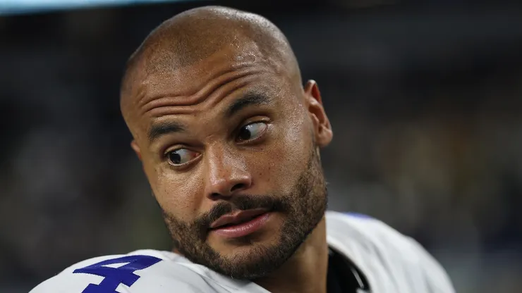 Dak Prescott quarterback of the Dallas Cowboys