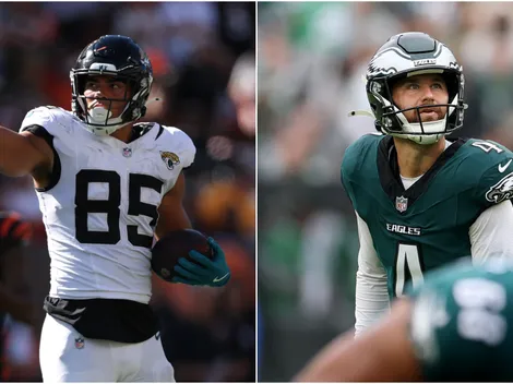 What time is Jaguars vs. Eagles in London today?